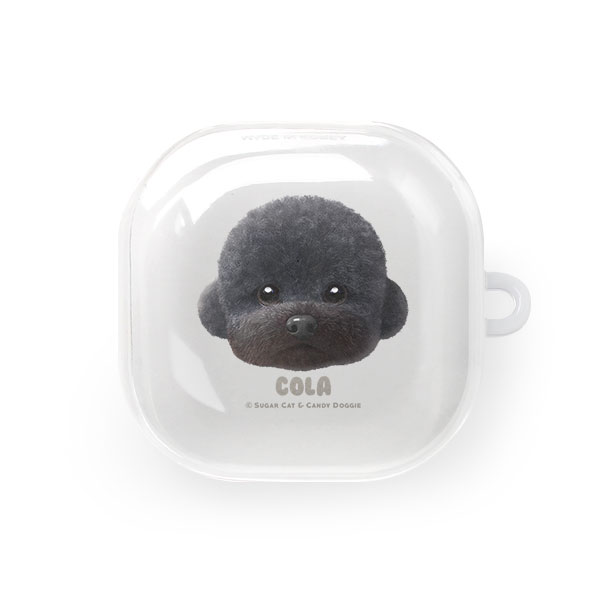 Cola the Medium Poodle Face Buds Pro/Live TPU Case