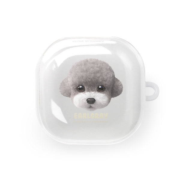 Earlgray the Poodle Face Buds Pro/Live TPU Case