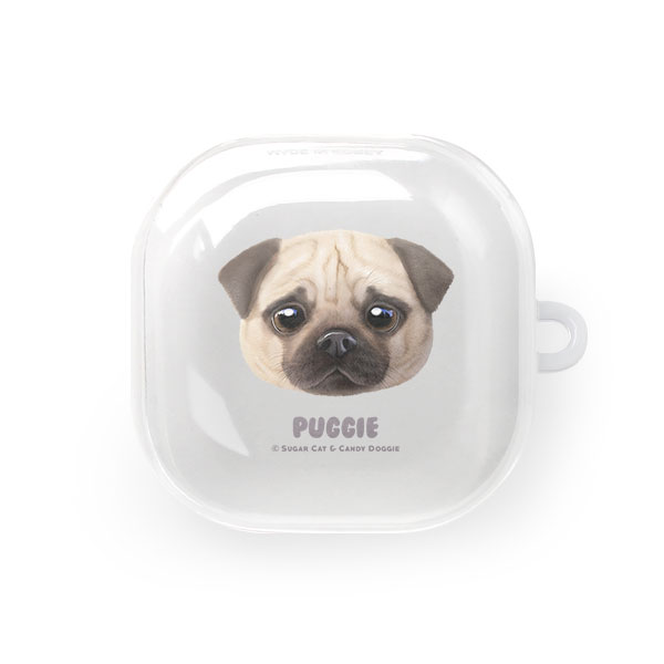Puggie the Pug Dog Face Buds Pro/Live TPU Case