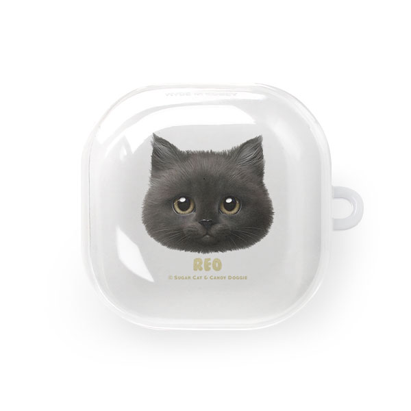 Reo the Kitten Face Buds Pro/Live TPU Case