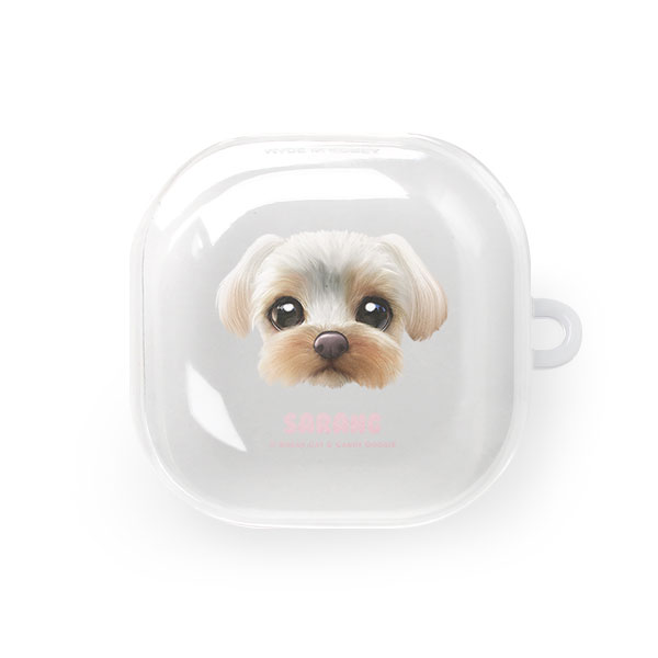 Sarang the Yorkshire Terrier Face Buds Pro/Live TPU Case