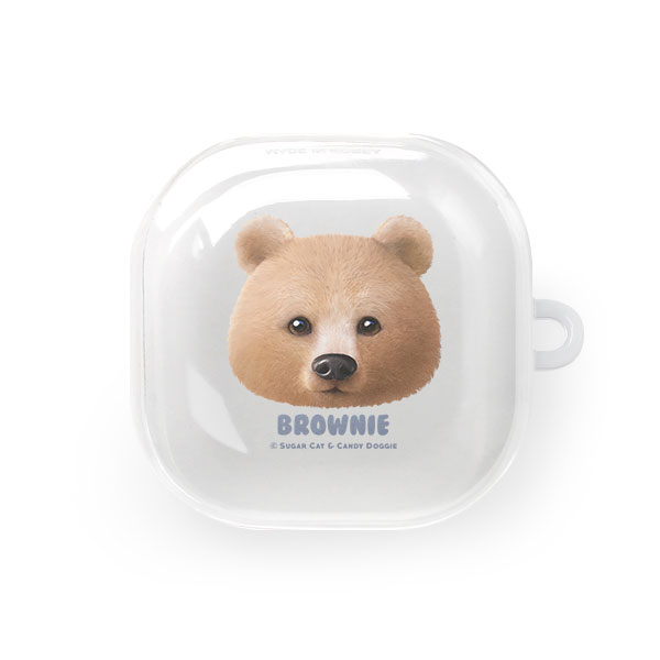 Brownie the Bear Face Buds Pro/Live TPU Case