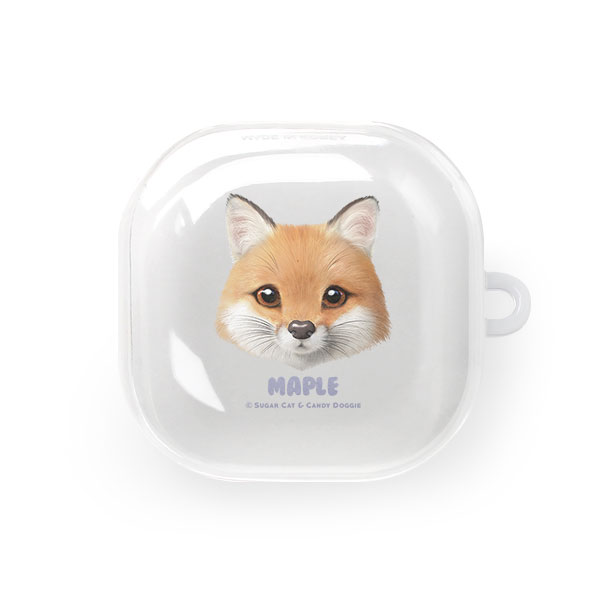 Maple the Red Fox Face Buds Pro/Live TPU Case