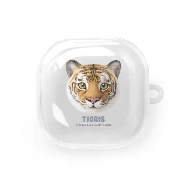 Tigris the Siberian Tiger Face Buds Pro/Live TPU Case