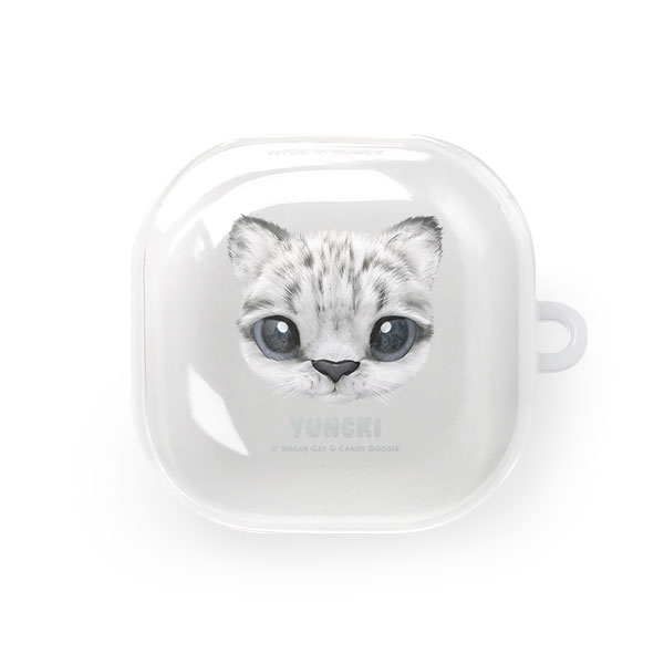 Yungki the Snow Leopard Face Buds Pro/Live TPU Case
