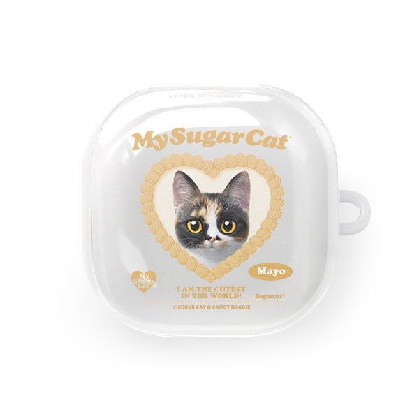 Mayo the Tricolor cat MyHeart Buds Pro/Live TPU Case