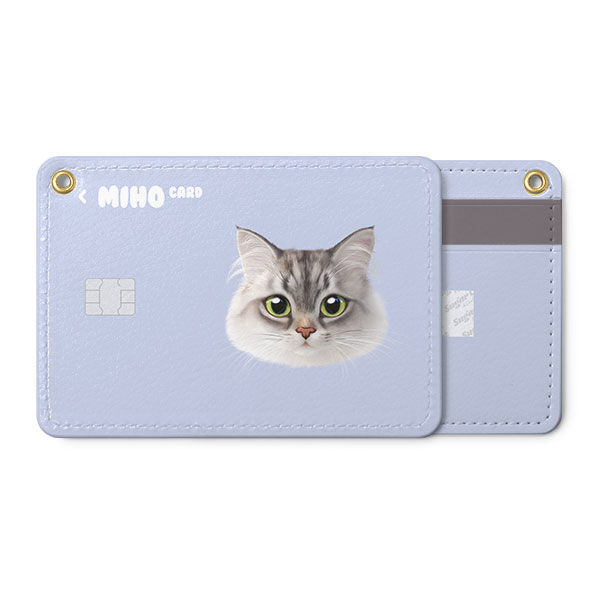 Miho the Norwegian Forest Face Card Holder
