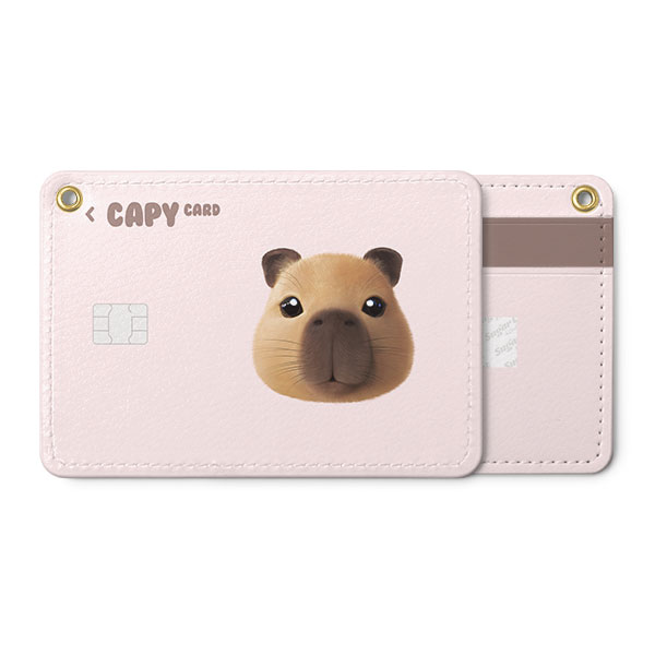 Capybara the Capy Face Card Holder