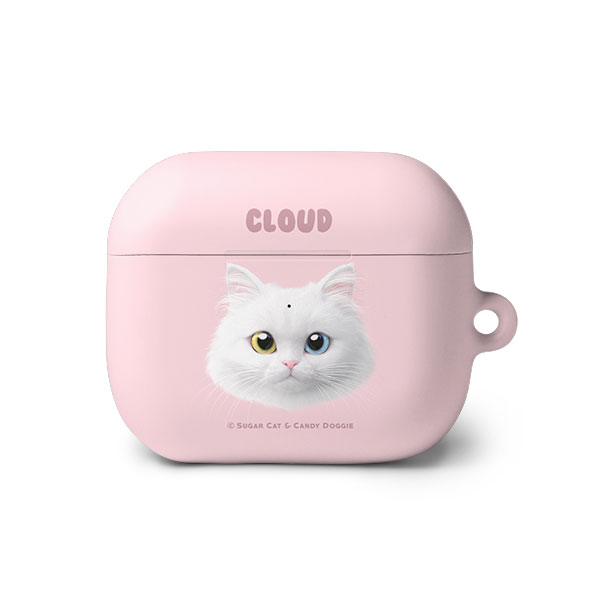 Cloud the Persian Cat Face AirPods 3 Hard Case