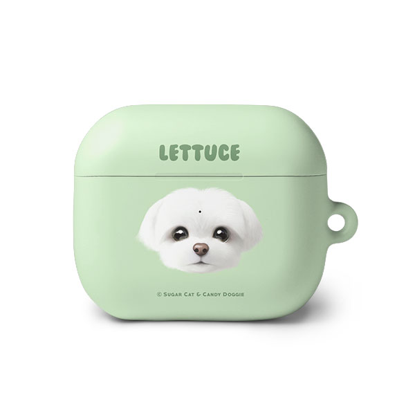 Lettuce the Meltese Face AirPods 3 Hard Case