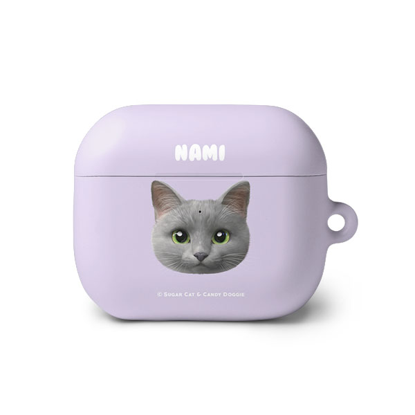 Nami the Russian Blue Face AirPods 3 Hard Case