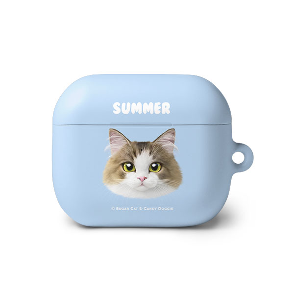 Summer the Norwegian Froest Face AirPods 3 Hard Case