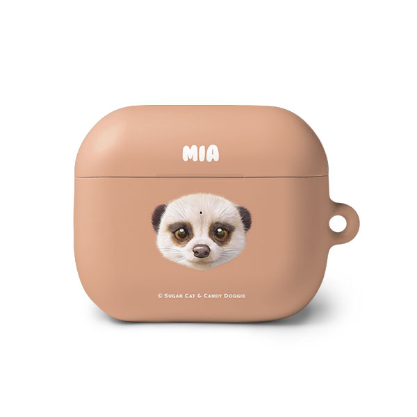 Mia the Meerkat Face AirPods 3 Hard Case