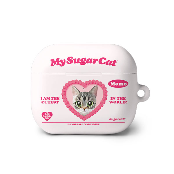 Momo the American shorthair cat MyHeart AirPods 3 Hard Case