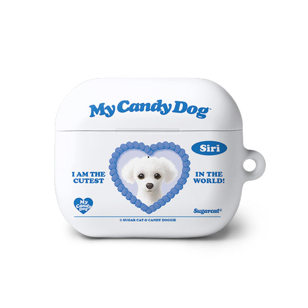Siri the White Poodle MyHeart AirPods 3 Hard Case