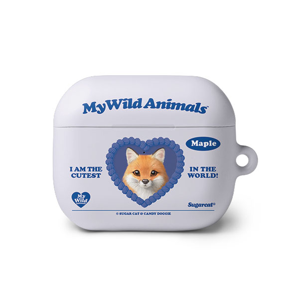 Maple the Red Fox MyHeart AirPods 3 Hard Case