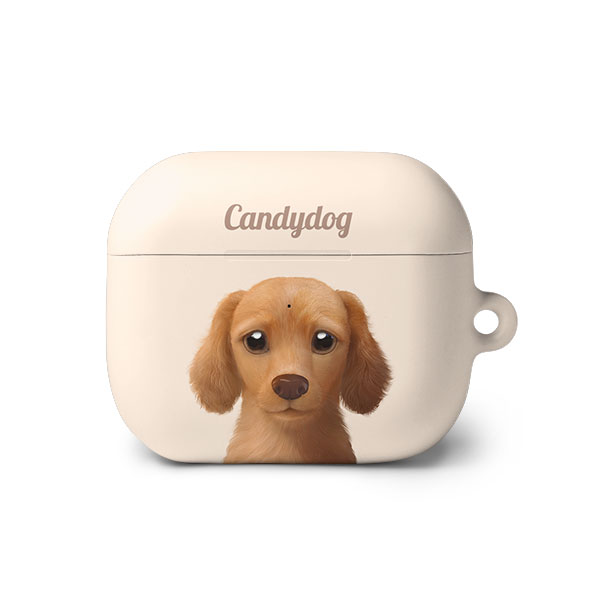 Baguette the Dachshund Simple AirPods 3 Hard Case