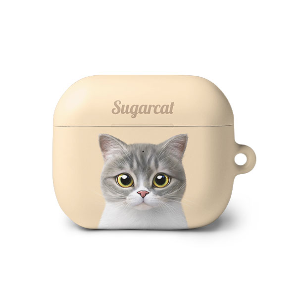 Moon the British Cat Simple AirPods 3 Hard Case