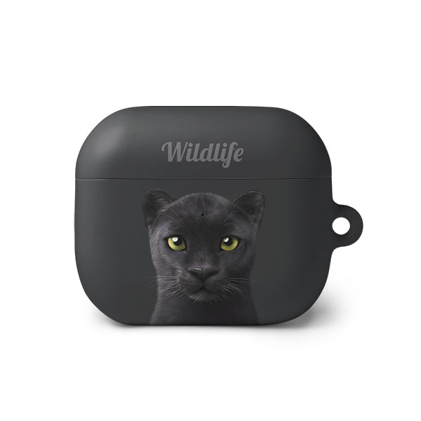 Blacky the Black Panther Simple AirPods 3 Hard Case