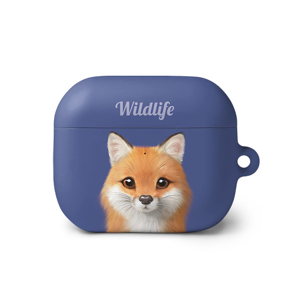 Maple the Red Fox Simple AirPods 3 Hard Case