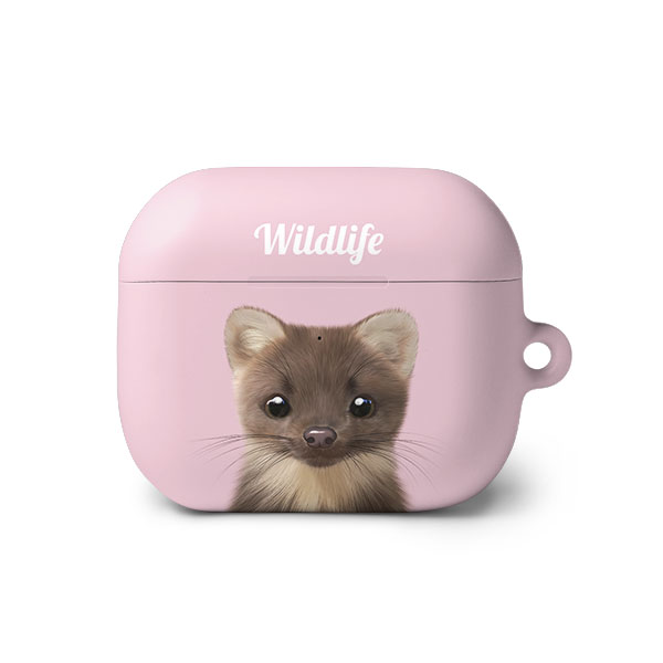 Minky the American Mink Simple AirPods 3 Hard Case