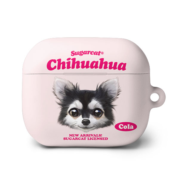 Cola the Chihuahua TypeFace AirPods 3 Hard Case