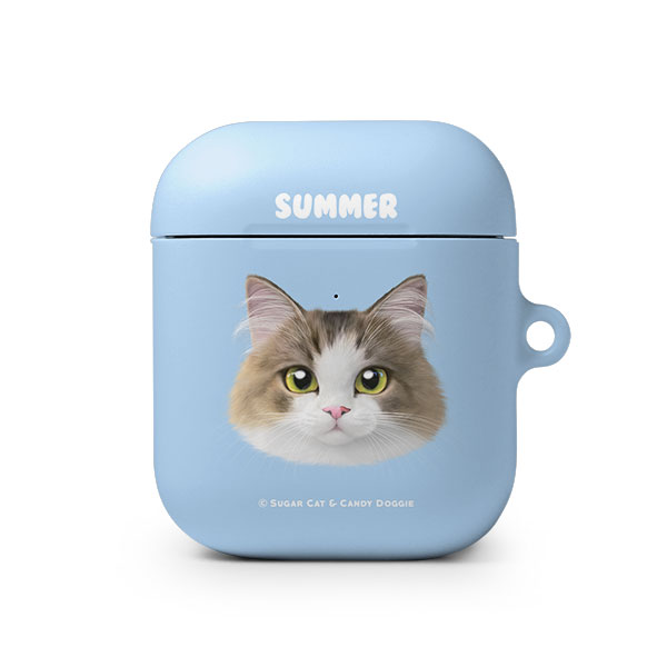 Summer the Norwegian Froest Face AirPod Hard Case