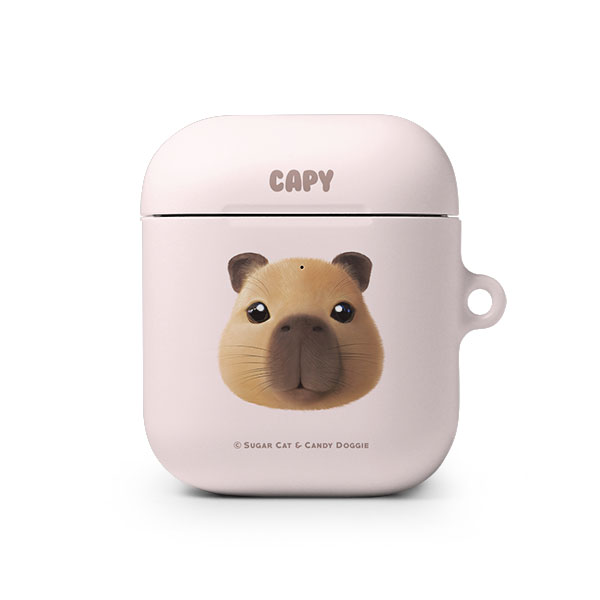 Capybara the Capy Face AirPod Hard Case