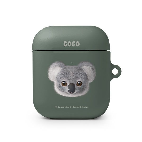 Coco the Koala Face AirPod Hard Case