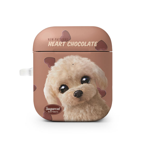 Renata the Poodle’s Heart Chocolate New Patterns AirPod Hard Case