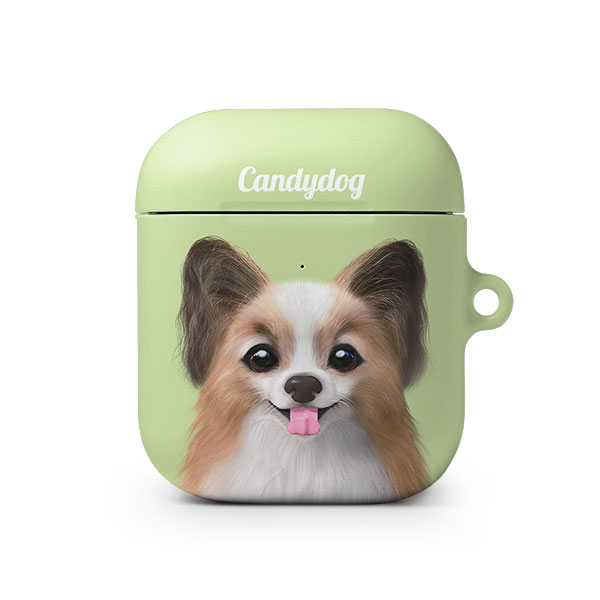 Jerry the Papillon Simple AirPod Hard Case