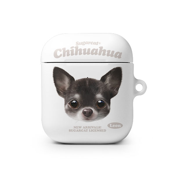 Leon the Chihuahua TypeFace AirPod Hard Case