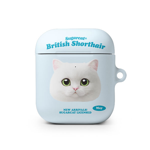 May the British Shorthair TypeFace AirPod Hard Case