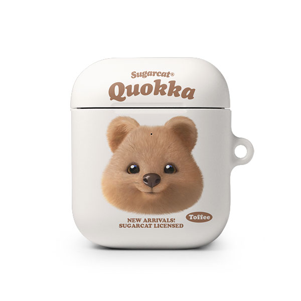 Toffee the Quokka TypeFace AirPod Hard Case