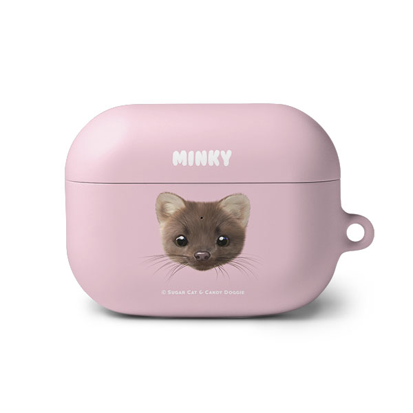 Minky the American Mink Face AirPod PRO Hard Case