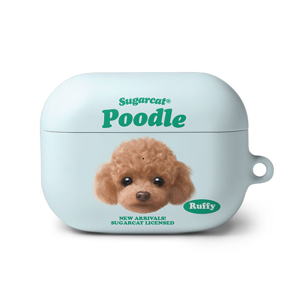 Ruffy the Poodle TypeFace AirPod PRO Hard Case