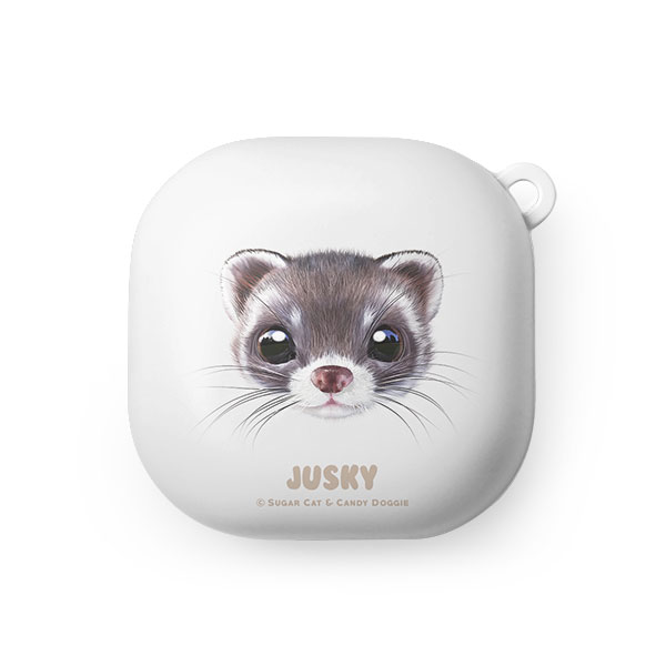 Jusky the Ferret Face Buds Pro/Live Hard Case