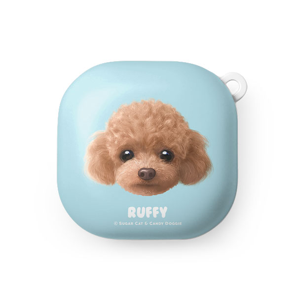 Ruffy the Poodle Face Buds Pro/Live Hard Case