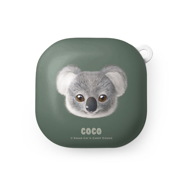 Coco the Koala Face Buds Pro/Live Hard Case