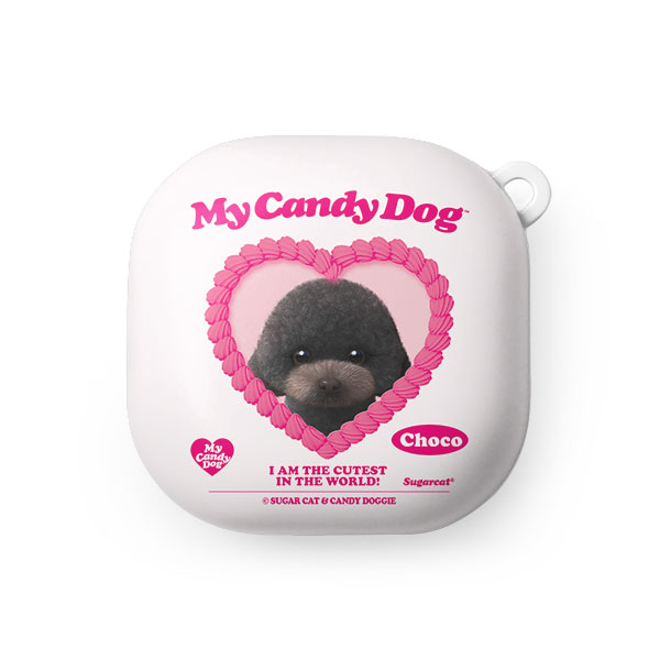Choco the Black Poodle MyHeart Buds Pro/Live Hard Case