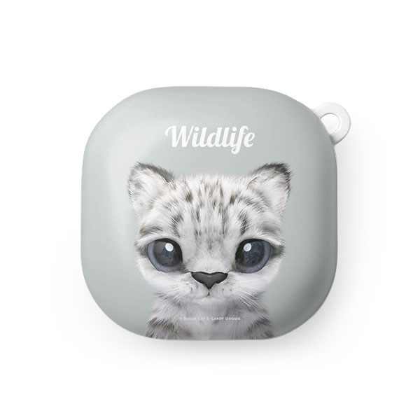 Yungki the Snow Leopard Simple Buds Pro/Live Hard Case