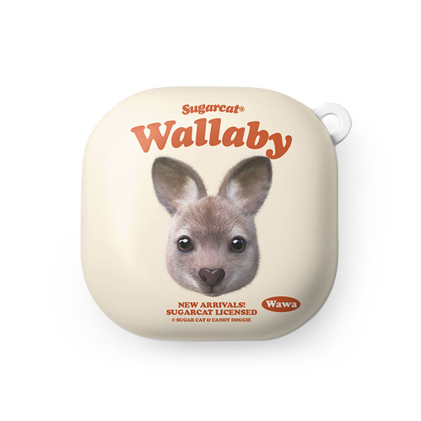 Wawa the Wallaby TypeFace Buds Pro/Live Hard Case