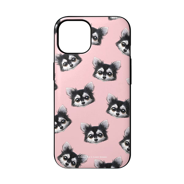 Cola the Chihuahua Face Patterns Door Bumper Case
