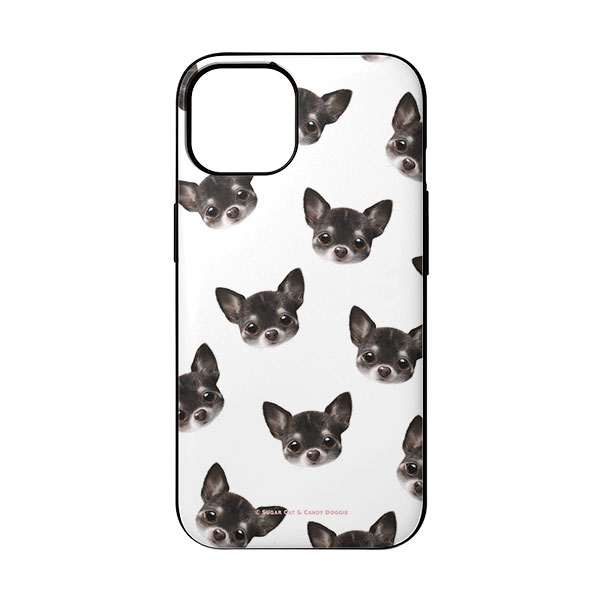 Leon the Chihuahua Face Patterns Door Bumper Case
