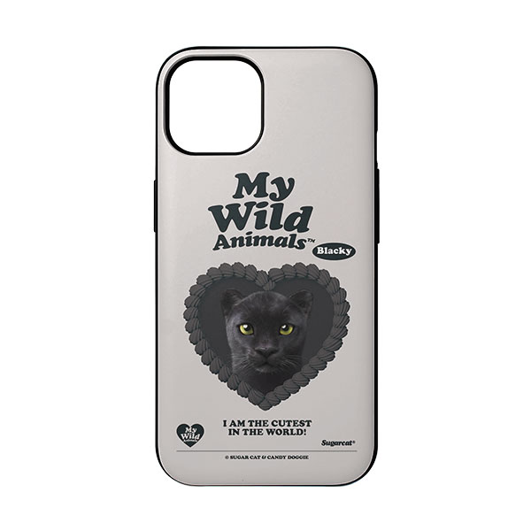 Blacky the Black Panther MyHeart Door Bumper Case