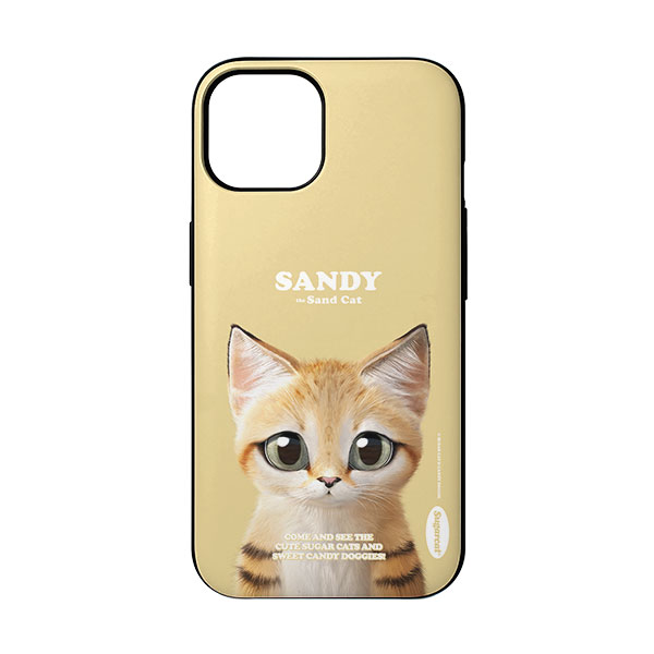 Sandy the Sand cat Retro Door Bumper Case