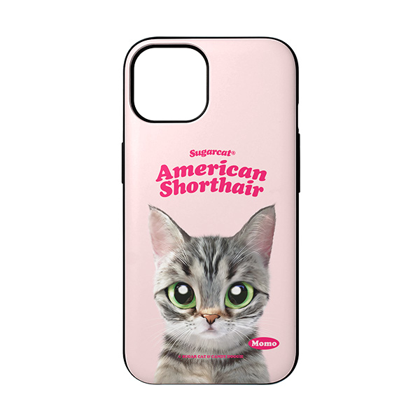 Momo the American shorthair cat Type Door Bumper Case