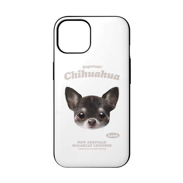 Leon the Chihuahua TypeFace Door Bumper Case