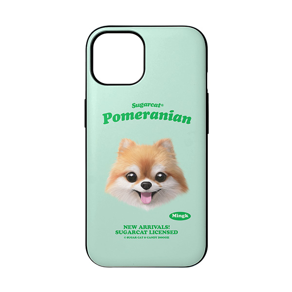Mingk the Pomeranian TypeFace Door Bumper Case