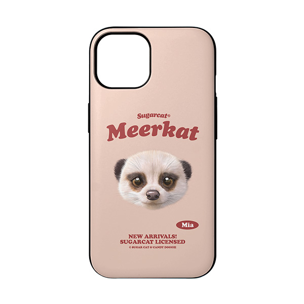 Mia the Meerkat TypeFace Door Bumper Case